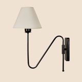 Evidea | Evidea Lighting Şapkalı Aplik - Siyah / Krem