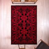 Evidea | Evidea Soft Arzen Afgan Desenli Halı - Kırmızı - 160x230 cm