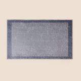 Evidea | Evidea Soft Basic Banyo Paspası - Krem / Gri - 50x80 cm