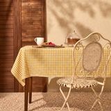 Evidea | Evidea Soft Dama Masa Örtüsü - Sarı - 150x150 cm