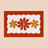Evidea | Evidea Soft Flor Tufting Banyo Paspası - Beyaz - 60x90 cm