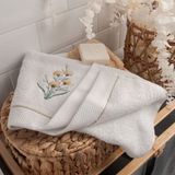 Evidea | Evidea Soft Mimoza Nakışlı Yüz Havlusu - Asorti - 50x80 cm