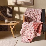 Evidea | Evidea Soft Pard Pamuklu TV Battaniyesi - Gülkurusu - 130x170 cm
