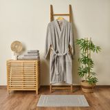 Evidea | Evidea Soft Premium Unisex Bornoz - Gri - S / M