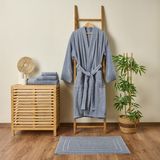 Evidea | Evidea Soft Premium Unisex Bornoz - Mavi - S / M