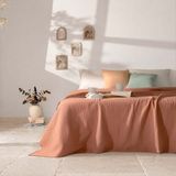 Evidea | Evidea Soft Rete Çift Kişilik Pike - Kiremit - 200x220 cm