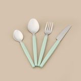 Evidea | Excellent Houseware 16'lı Çelik Günlük Çatal Kaşık Bıçak Takımı - Asorti