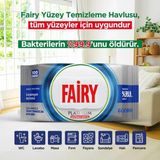 Evidea | Fairy 100'lü Platinum Antibakteriyel Yüzey Temizlik Havlusu - Beyaz
