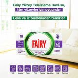 Evidea | Fairy 100'lü Yüzey Temizlik Havlusu - Lavanta Yağı