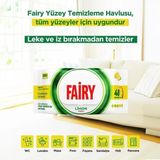 Evidea | Fairy 100'lü Yüzey Temizlik Havlusu - Limon Yağı