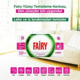 Evidea | Fairy 50'li Mop Uyumlu Yer Temizlik Havlusu - Lilyum Çiçeği