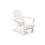 Evidea | Garpim Klasik Katlanır Adirondack Bahçe Sandalyesi - Beyaz - 85x88x56 cm