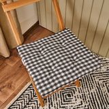 Evidea Guarda Soft Siyah 38x38 cm Sandalye Minderi