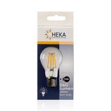 Evidea | Heka A60 6W 660Lm E27 Şeffaf Ampul - 3000K Gün Işığı