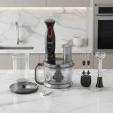 Evidea | Homend Functionall 2851H Mutfak Robotu – Siyah / Kırmızı - 2000 Watt