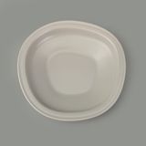 Evidea Kitchen Bloom Çukur Gri 23 cm Yemek Tabağı
