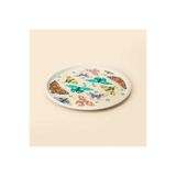 Evidea Kitchen Butterfly Yuvarlak Tepsi - Renkli - 36x36 cm