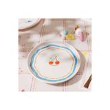 Evidea Kitchen Cherry Tatlı Tabağı - Renkli - 19 cm