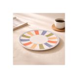 Evidea Kitchen Colourful Renkli 25 CM Servis Tabağı