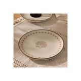 Evidea Kitchen Corin 4'lü Pasta Tabağı Seti - Bej / Krem