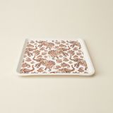 Evidea Kitchen Fil Desenli Kare Tepsi - Renkli - 33X33 cm - Montajsız