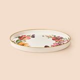 Evidea Kitchen Flowely Oval Renkli 42 cm Tepsi