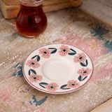 Evidea Kitchen Gül Bahçesi Çay Tabağı - Renkli - 12,5 cm - Montajsız