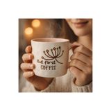 Evidea Kitchen It's Coffee Time Kupa - Krem - 415 ml