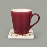 Evidea Kitchen Kokina Taş Renkli 10x10 cm Bardak Altlığı
