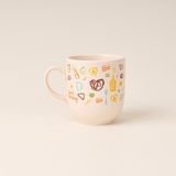 Evidea Kitchen Morning Kupa - Renkli - 200 ml - Montajsız