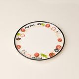 Evidea Kitchen Pizza Festa Pizza Tabağı - Renkli - 30 cm - Montajsız