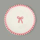 Evidea Kitchen Ribbon Porselen Renkli 19 cm Tatlı Tabağı