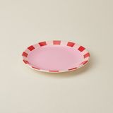 Evidea Kitchen Rosa Servis Tabağı - Renkli - 25 cm - Montajsız