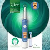 Evidea | Kiwi KTB-6014 Yumuşak Uçlu Döner Başlıklı Otomatik Diş Fırçası - Mavi