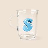 Evidea | Lav S Harfli Kupa - Şeffaf - 250 ml
