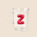 Evidea | Lav Z Harfli Kupa - Şeffaf - 250 ml