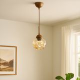 Evidea Lighting Arrakis Tekli Modern Sarkıt Avize - Eskitme / Bal - Eskitme - Bal Rengi - 1