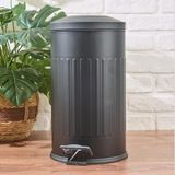 Evidea Living Vintage Siyah 16 lt Çöp Kovası