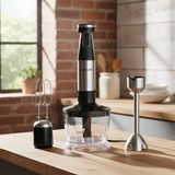 Evidea | Onvo Dijital Ekranlı Mini Blender Set - Siyah - 1400 Watt