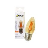 Evidea Orbus C37 4W Filament Bulb Amber E27 300Lm Ra80 220- 240V/50Hz 2200K Sarı Işık Ampul