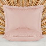 Evidea Oxford Soft Basic Gül Kurusu 50x70 cm 2'li Yastık Kılıfı