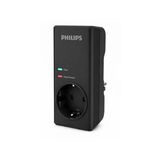 Evidea | Philips CHP7010B/10 1140 Joule Tekli Akım Korumalı Priz - Siyah