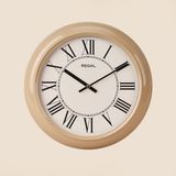 Evidea | Regal Retro Duvar Saati - Bej - 29 cm