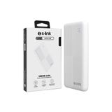 Evidea | S-Link IP-G12N 10000mAh Micro + USB + Type-C Giriş Taşınabilir Pil Şarj Cihazı Powerbank - Beyaz