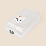 Evidea | Simple Living Bay Ayakkabı Kutusu - Şeffaf - 37 cm