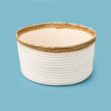 Evidea | Simple Living Boho Style Sepet - Beyaz / Bej - 20x10 cm