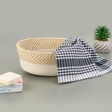 Evidea | Simple Living Boho Style Sepet - Beyaz / Bej - 25x20x10 cm