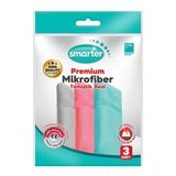 Evidea | Smarter Premium 3'lü Mikrofiber Temizlik Bezi - Renkli