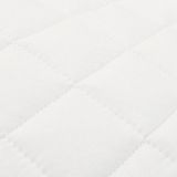 Evidea Soft 180x200 cm Beyaz Kapitoneli Sıvı Geçirmez Fitted Çift Kişilik Alez