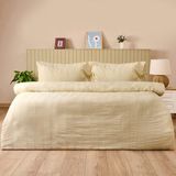 Evidea Soft Armürlü Çift Kişilik Nevresim Takımı - Ekru - 200 x 220 cm